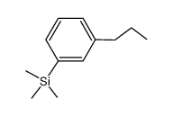 trimethyl(3-propylphenyl)silane结构式