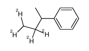 (butan-2-yl-3,3,4,4-d4)benzene结构式