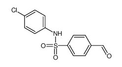 N-(4-chlorophenyl)-4-formylbenzenesulfonamide结构式