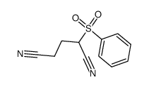 2-phenylsulphonylglutaronitrile结构式