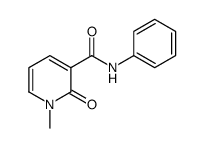 1-methyl-2-oxo-N-phenylpyridine-3-carboxamide结构式