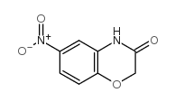 6-硝基-2H-1,4-苯并噁嗪-3(4H)-酮结构式