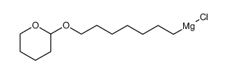7-tetrahydropyranyloxy-heptyl-magnesium chloride结构式