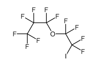 1,1,1,2,2,3,3-heptafluoro-3-(1,1,2,2-tetrafluoro-2-iodoethoxy)propane结构式