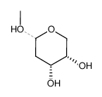 methyl 2-deoxy-L-erythro-pentopyranose结构式