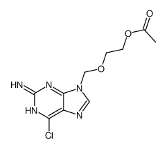 6-Chloro Acyclovir Acetate结构式