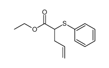 ethyl 2-(phenylsulfanyl)pent-4-enoate结构式