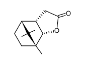 [3aS-(3aα,4α,7α,7aα)]-3a,4,5,6,7,7a-Hexahydro-7,8,8-trimethyl-4,7-methanobenzofuran-2(3H)-on结构式