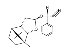 [2R-(2α(S*),3aα,4α,7α,7aα)]-α-[(2,3,3a,4,5,6,7,7a-Octahydro-7,8,8-trimethyl-4,7-methanobenzofuran-2-yl)oxy]benzolacetonitril结构式