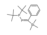 1,1-Di-tert-butyl-2-[phenyl(trimethylsilyl)methylen]diphosphan结构式