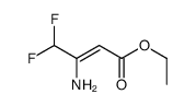 3-氨基-4,4-二氟-2-丁酸乙酯结构式