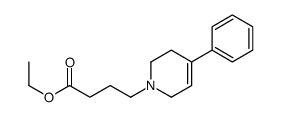 ethyl 4-(4-phenyl-3,6-dihydro-2H-pyridin-1-yl)butanoate结构式