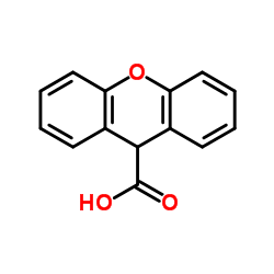 呫吨-9-甲酸结构式