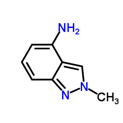 4-氨基-2-甲基-2H-吲唑结构式