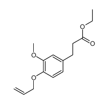 ethyl 3-(3-methoxy-4-prop-2-enoxyphenyl)propanoate结构式