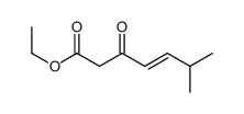 ethyl 6-methyl-3-oxohept-4-enoate结构式