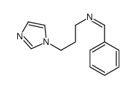 N-(3-imidazol-1-ylpropyl)-1-phenylmethanimine结构式