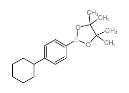 4-环己基苯硼酸频那醇酯结构式