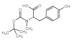 BOC-N-甲基-L-酪氨酸结构式