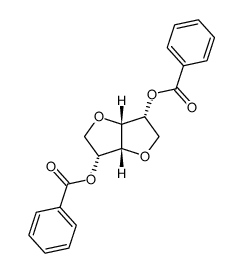1,4:3,6-dianhydro-2,5-di-O-benzoyl-D-mannitol结构式