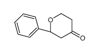 (2R)-2-Phenyltetrahydro-4H-pyran-4-one结构式