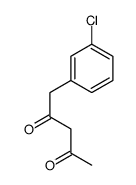 1-(3-chlorophenyl)pentane-2,4-dione结构式