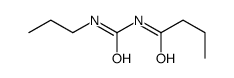 N-(propylcarbamoyl)butanamide结构式