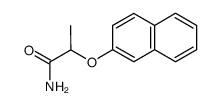 2-(naphthalen-2-yloxy)propanamide结构式