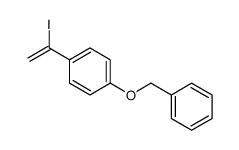 1-(1-iodoethenyl)-4-phenylmethoxybenzene结构式