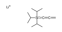 lithium,tri(propan-2-yl)-prop-1-ynylsilane结构式