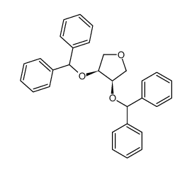 1,4-anhydro-2,3-bis(diphenylmethyl)erythritol结构式