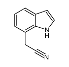 1H-吲哚-7-乙腈结构式