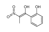 2-(1-hydroxy-2-nitroprop-1-en-1-yl)phenol结构式