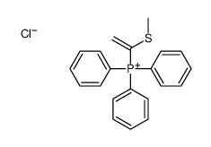 1-methylsulfanylethenyl(triphenyl)phosphanium,chloride结构式