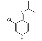 3-chloro-N-propan-2-ylpyridin-4-amine结构式