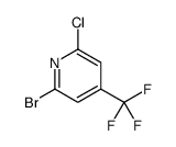 2-Bromo-6-chloro-4-(trifluoromethyl)pyridine结构式