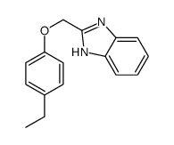 2-[(4-ethylphenoxy)methyl]-1H-benzimidazole结构式