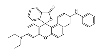 3'-anilino-9'-diethylaminobenzo[a]fluoran结构式