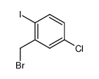 4-chloro-2-bromomethyl-1-iodo-benzene结构式