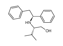 (1S,1'S)-(+)-N-(2'-hydroxy-1'-isopropylethyl)-1,2-diphenylethylamine结构式