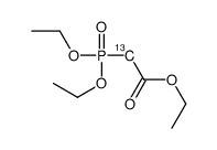 膦酰基乙酸三乙酯-2-13C结构式