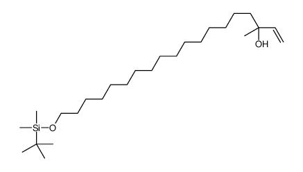 19-[tert-butyl(dimethyl)silyl]oxy-3-methylnonadec-1-en-3-ol结构式