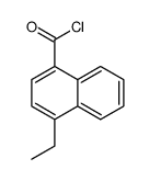 4-ethylnaphthalene-1-carbonyl chloride结构式
