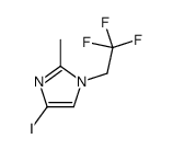 4-Iodo-2-methyl-1-(2,2,2-trifluoroethyl)-1H-imidazole结构式