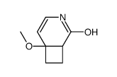 6-methoxy-3-azabicyclo[4.2.0]oct-4-en-2-one结构式