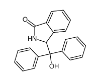 3-(hydroxydiphenylmethyl)isoindolin-1-one结构式