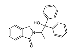 N-(diphenyl-carbinyl-1 ethyl) phtalimidine结构式