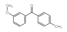 (3-methoxyphenyl)-(4-methylphenyl)methanone结构式