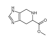 4,5,6,7-四氢-1H-咪唑并[4,5-c]吡啶-6-羧酸甲酯结构式