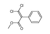 methyl 3,3-dichloro-2-phenylacrylate结构式